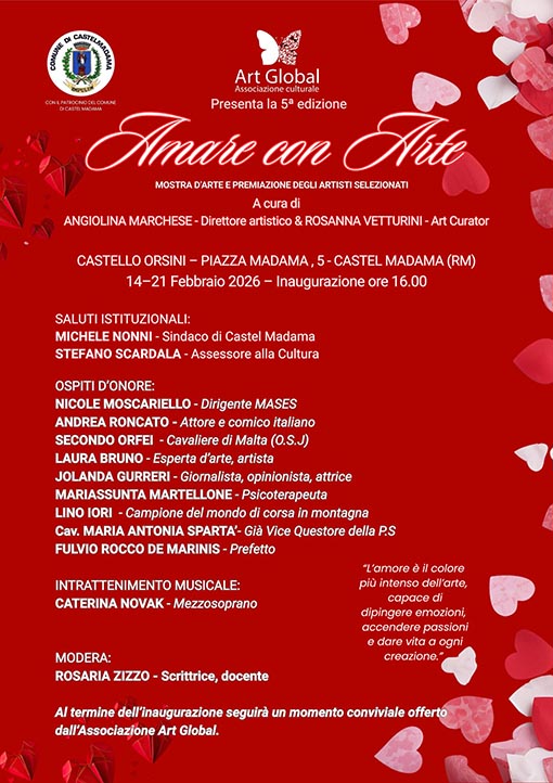 18Amare con Arte Locandina