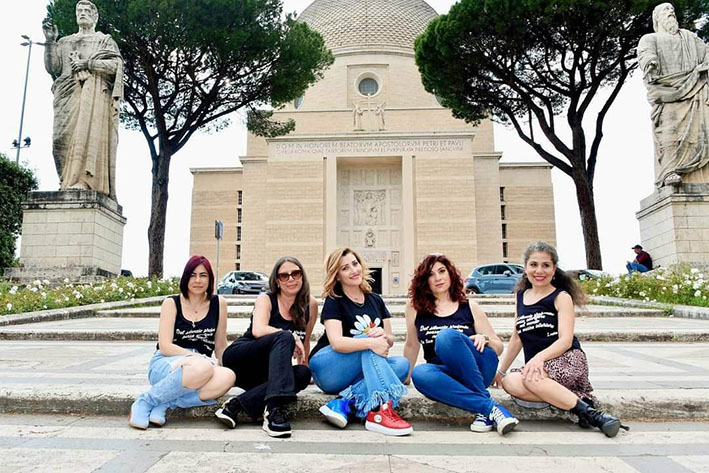 25Da sinistra Angela Stazi Mariana Salvatore Carmen Morello Monica Federico ed Arianna Castelli