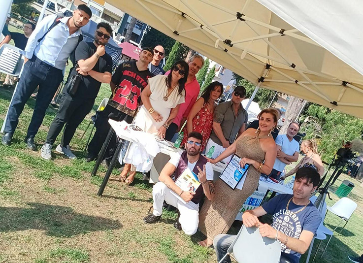 26Carmen Morello e Jano Di Gennaro con i giurati della selezione de I Superbelli e Superbravi dItalia