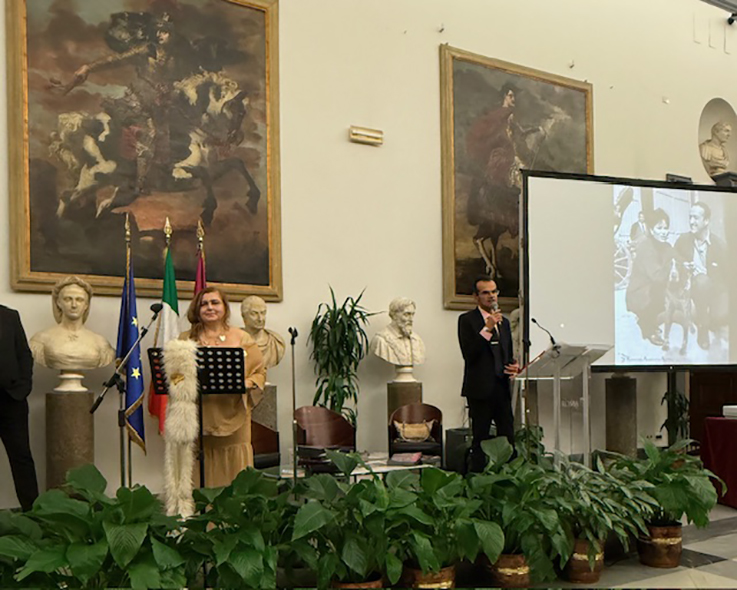 26Graziano Marraffa mentre ricorda Lea Massari