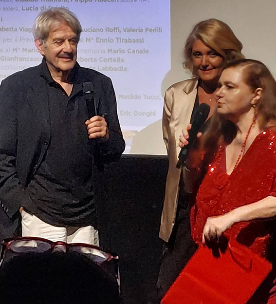Laura e Sara Pastore con Giuseppe Pambieri1