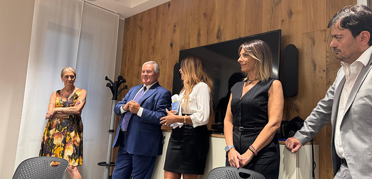 Linda Caroli Pier Antonio Bacci Barbara Castellani Rosa Razzino e Paolo Gadola