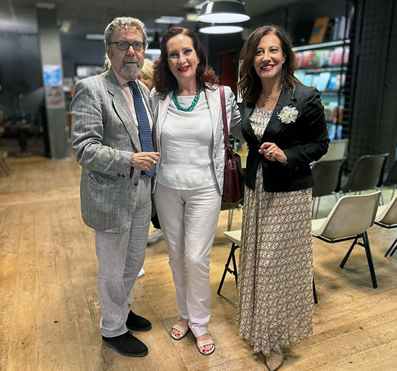 Massimo Bomba Fabia Baldi ed Antonella Sotira Frangipane