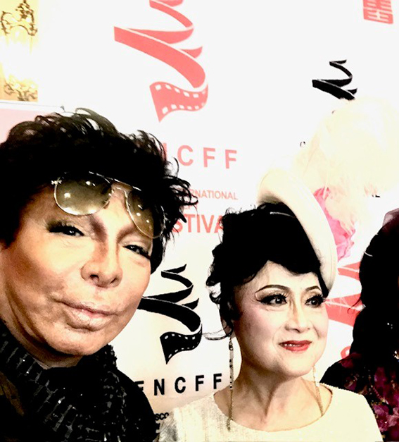 Wardal e Joanna Zhang presidente del SF New Concept IFF Foto di Edgard Lòpez