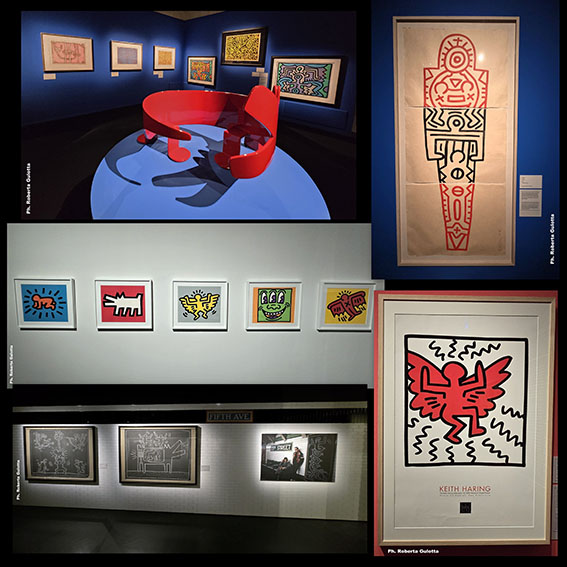 collage KEITH HARING PALAZZO BRASCHI