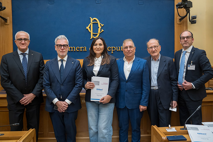 da sx Mario Maiolo On Federico Mollicone Giò Di Sarno Beniamino Chiappetta Enzo De Carlo e Michele Guiardia 